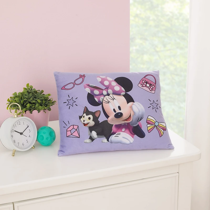 Disney Collection Minnie Mouse Rectangular Throw Pillow