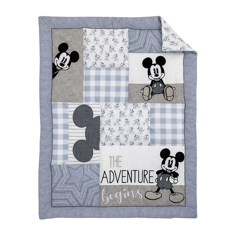Disney Collection 3-pc. Mickey Mouse Crib Bedding Set