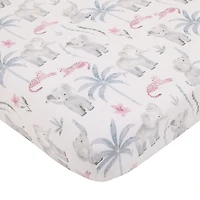 Nojo Elephant Princess 4-pc. Crib Bedding Set