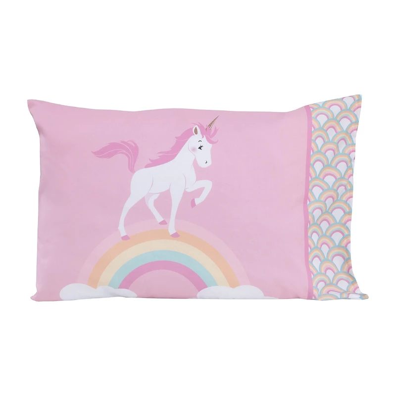 Nojo Unicorn And Rainbow 4-pc. Toddler Bedding Set