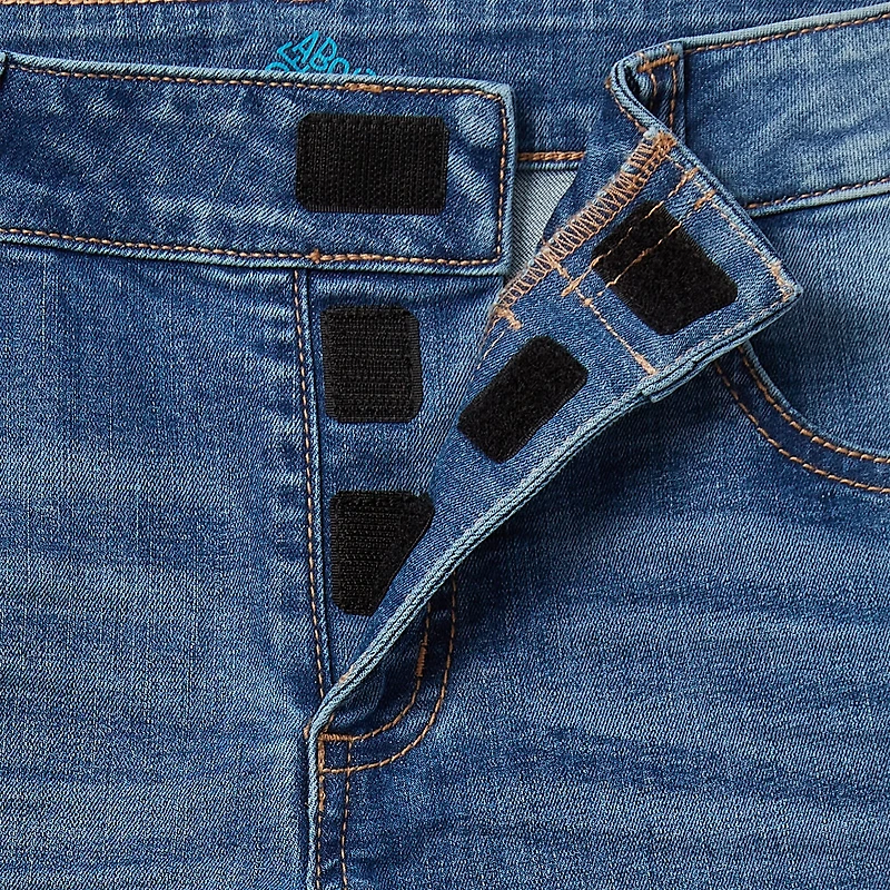 Thereabouts Little & Big Kid Girls Adaptive Adjustable Waist Stretch Fabric Straight Leg Jean