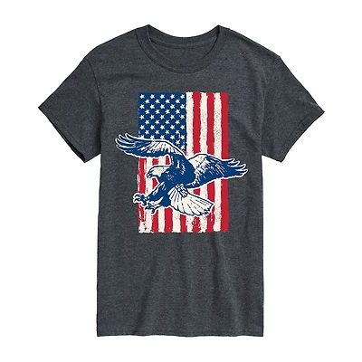 Mens Crew Neck Short Sleeve Regular Fit Graphic T-Shirt