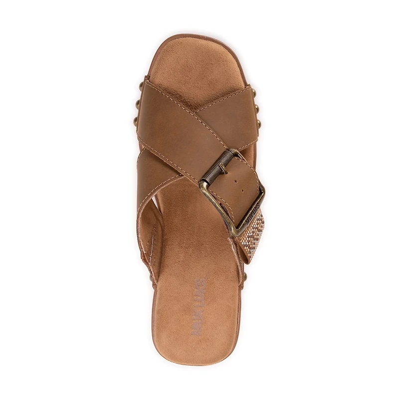 Muk Luks Womens Charlotte Wedge Sandals