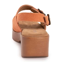 Muk Luks Womens Calliope Wedge Sandals