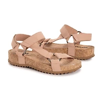 Muk Luks Piper Womens Footbed Sandals