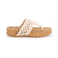 Muk Luks Pippen Womens Footbed Sandals