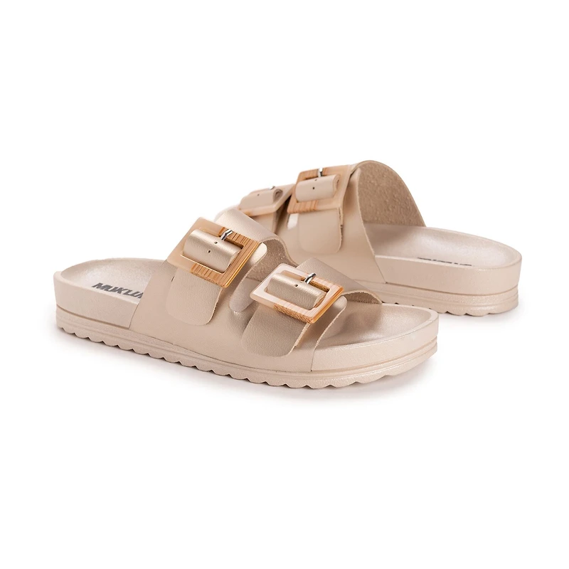Muk Luks Womens Grand Cayman Flat Sandals