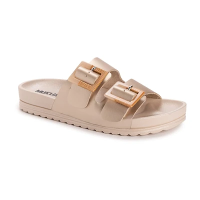 Muk Luks Womens Grand Cayman Flat Sandals