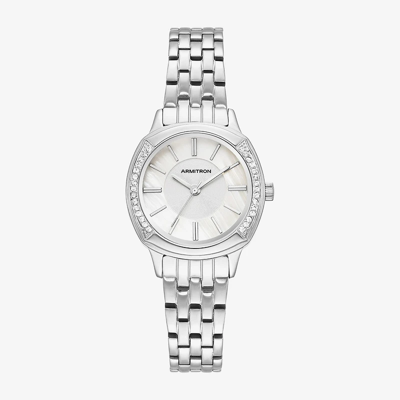 Armitron Womens Silver Tone Bracelet Watch 75-5976mpsv