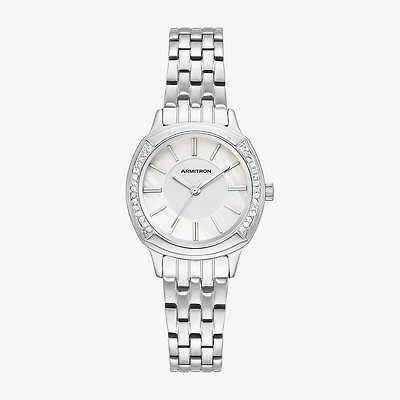 Armitron Womens Silver Tone Bracelet Watch 75-5976mpsv