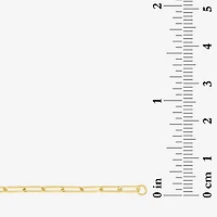 Diamond Addiction 1/3 Ct.T.W. (G-H, I1-I2) Lab-Grown Diamond Womens 10K Gold Paperclip Round Chain Bracelet