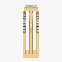 (Si2 / G) Womens 1 1/2 CT. T.W. Lab Grown White Diamond 10K Gold Cocktail Ring