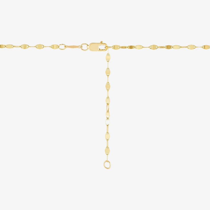 "Mom" Womens 10K Gold 16 Inch Pendant Necklace