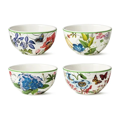 Certified International Greenhouse 4-pc. Ceramic Ice Cream Bowl