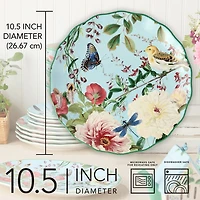 Certified International Flora 4-pc. Ceramic Dinner Plate