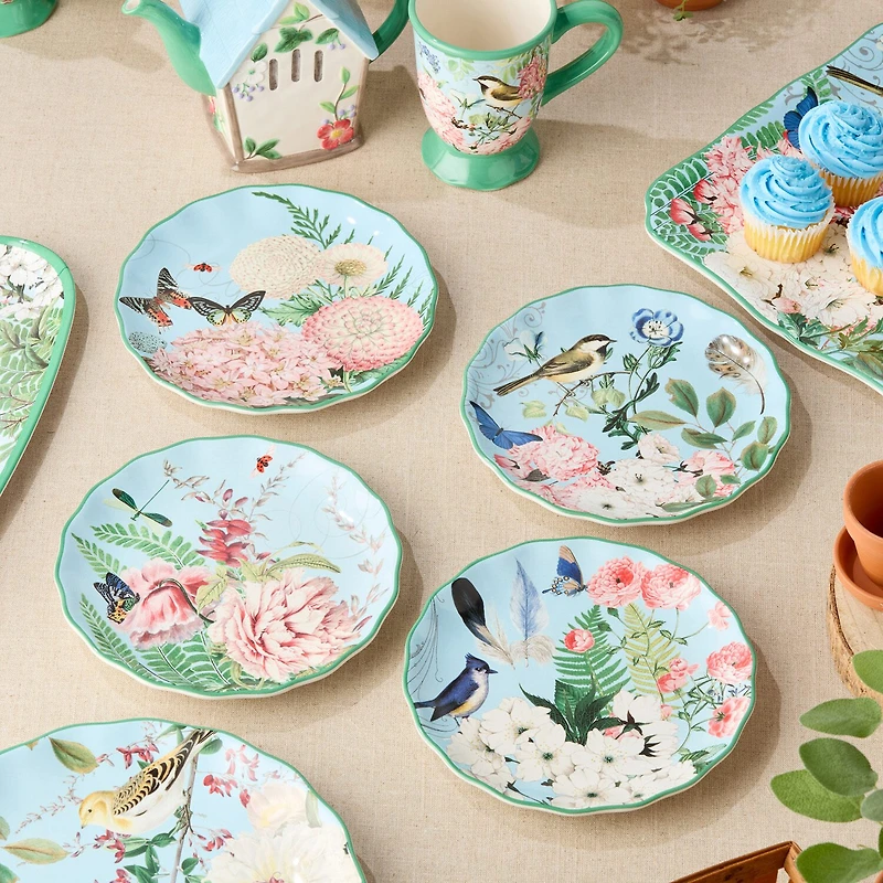 Certified International Flora 4-pc. Ceramic Salad Plate