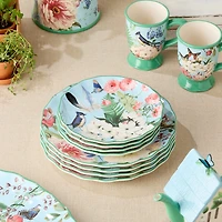 Certified International Flora 4-pc. Ceramic Salad Plate