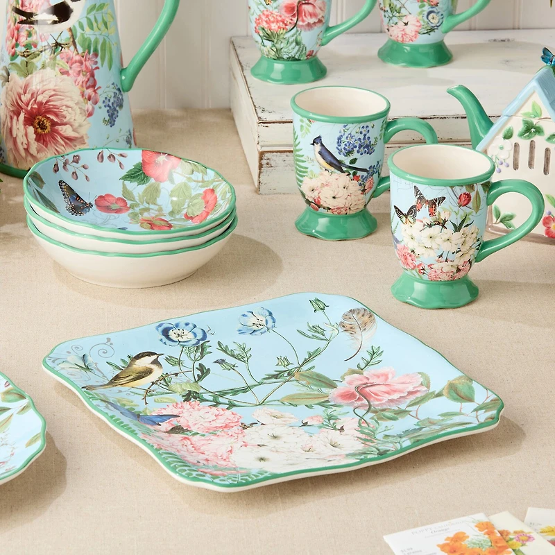 Certified International Flora Ceramic Serving Platter
