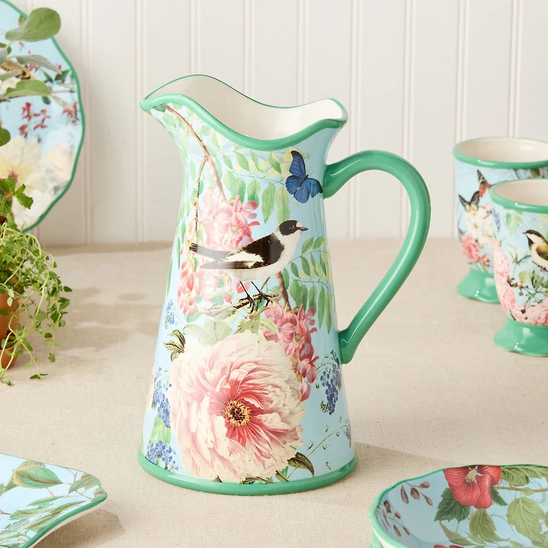Certified International Flora Serving Pitcher