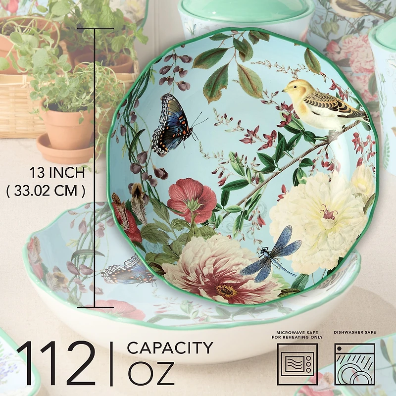 Certified International Flora Ceramic Serving Bowl