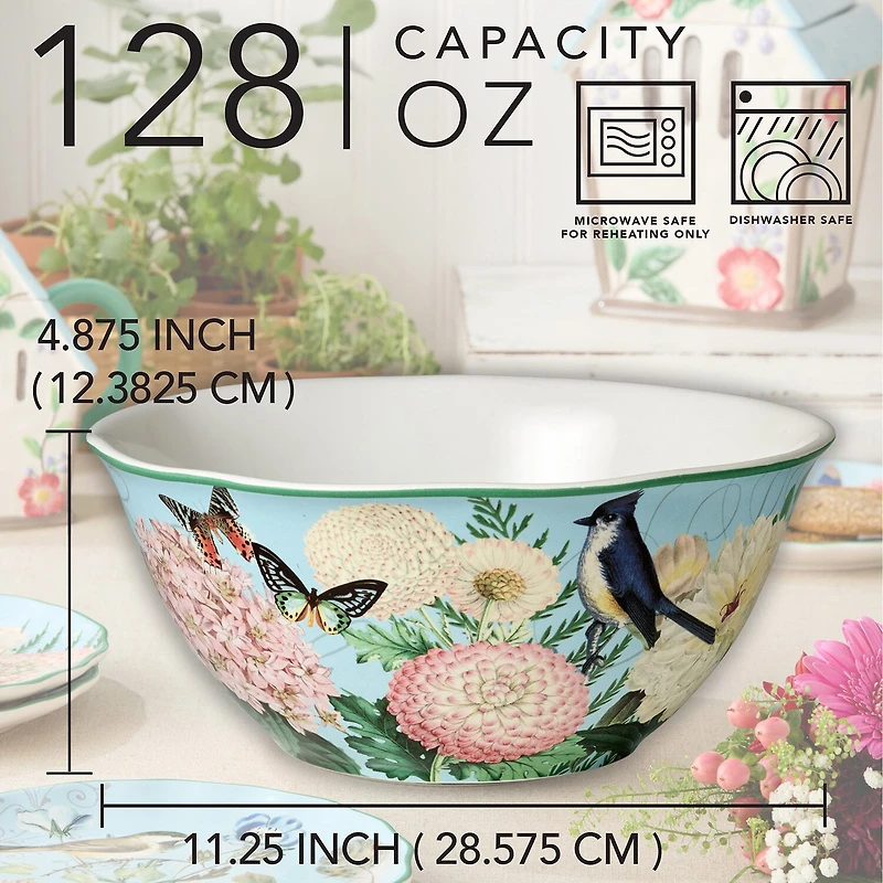Certified International Flora Ceramic Serving Bowl