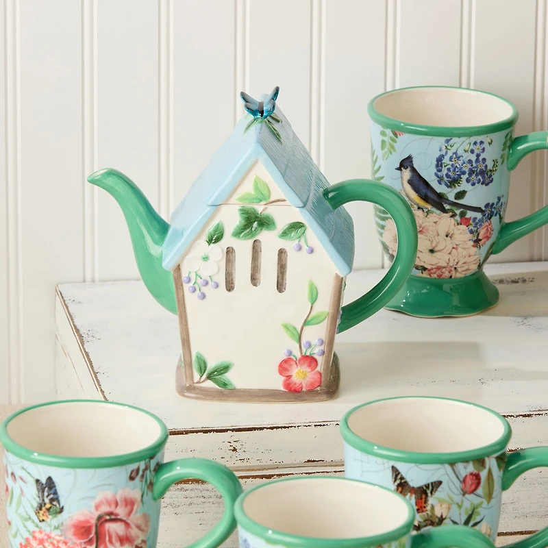 Certified International Flora Serving Pitcher