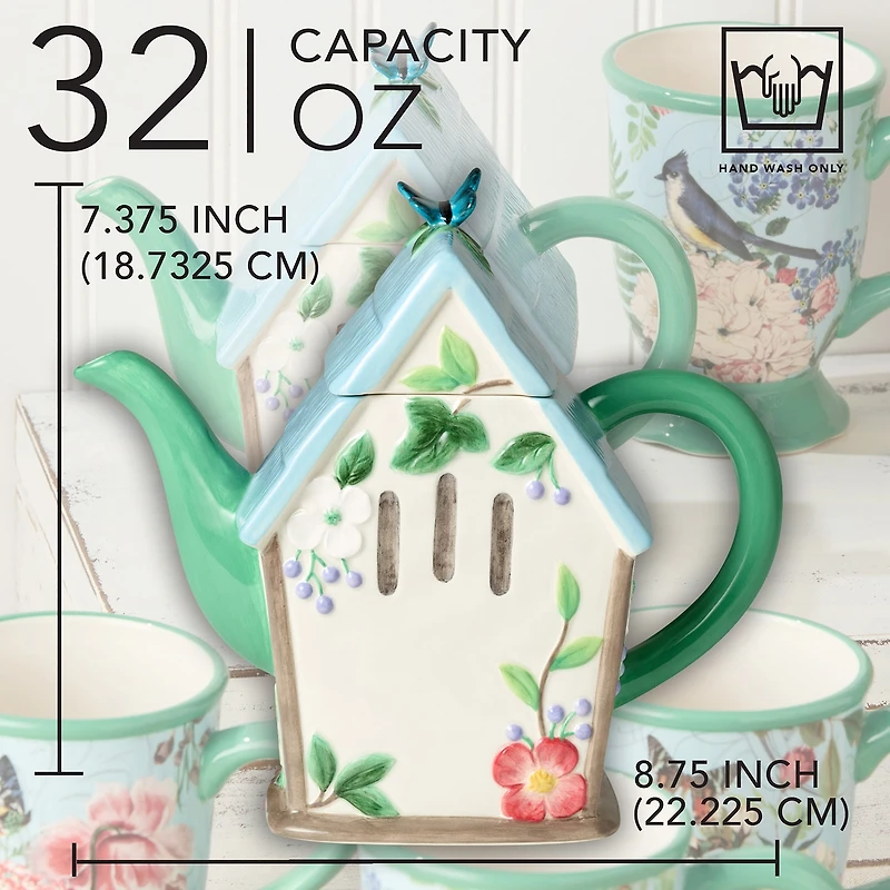 Certified International Flora Serving Pitcher