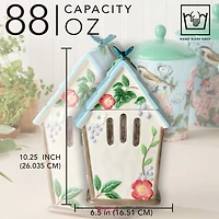 Certified International Flora Dishwasher Safe Ceramic Cookie Jar
