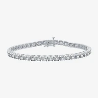 2 CT. T.W. Natural White Diamond 10K or Yellow Gold 7.5 Inch Tennis Bracelet
