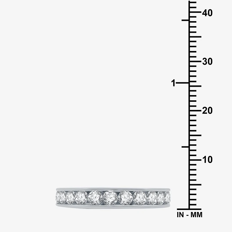 (I-J / I2) Womens 4MM 1 CT. T.W. Natural White Diamond 14K Gold Wedding Band