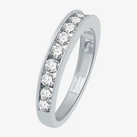 (I-J / I2) Womens 4MM 1 CT. T.W. Natural White Diamond 14K Gold Wedding Band