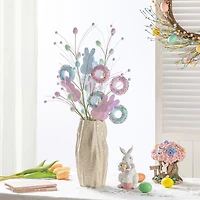 Glitzhome Glitter Egg, Bunny And Donuts Picks Pick