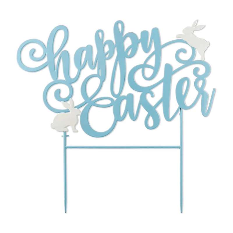 Glitzhome 24" Metal Easter Yard Art