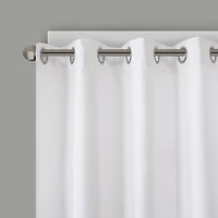 Intelligent Design Ashley 50"W X 84"L Total Grommet Top 100% Blackout Single Curtain Panel