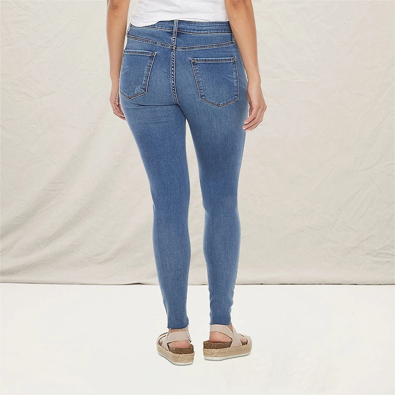 a.n.a Womens Tall Mid Rise Skinny Fit Jegging Jean