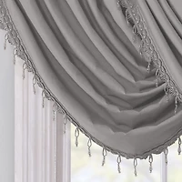 Max Blackout Mystique Rod Pocket Waterfall Valance