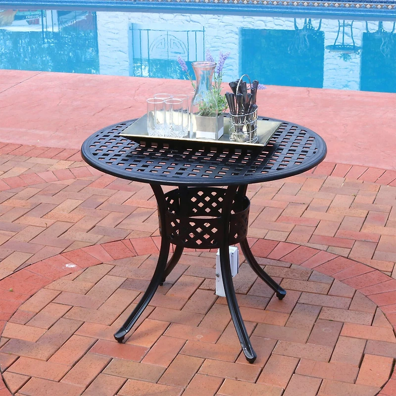 Sunnydaze Collection Round Dining Table