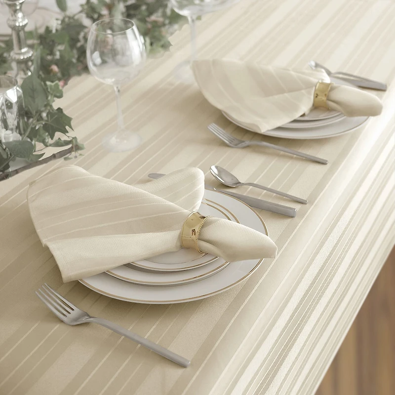 Threadmade Denley Stripe Jacquard 4-pc. Napkins