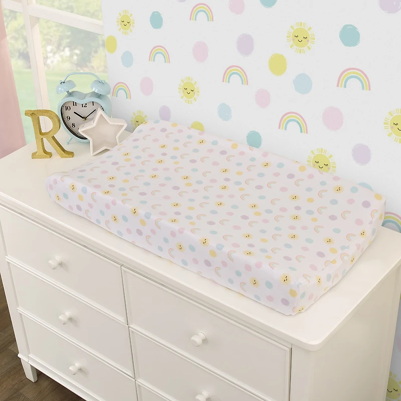 Nojo Sunshine And Rainbow Changing Pad Cover