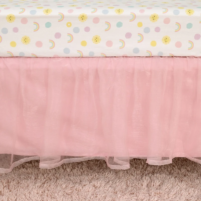 Nojo Sunshine And Rainbow Crib Sheet