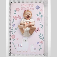 Nojo Mamas Little Llama Mini Crib Sheet
