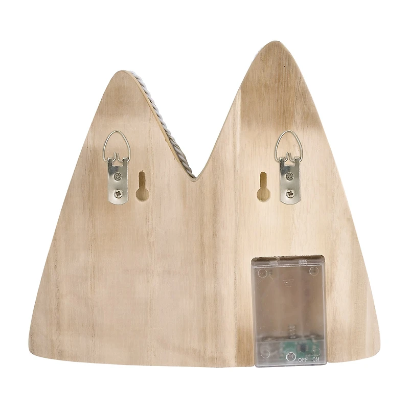 Nojo Light Up Mountains Wood Wall Art