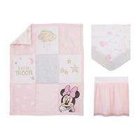 Disney Collection 3-pc. Minnie Mouse Crib Bedding Set