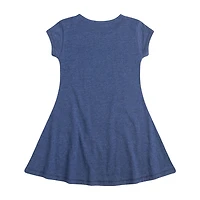 Little & Big Kid Girls Short Sleeve Barbie A-Line Dress