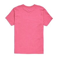 Little & Big Kid Girls Crew Neck Short Sleeve Regular Fit Barbie Graphic T-Shirt