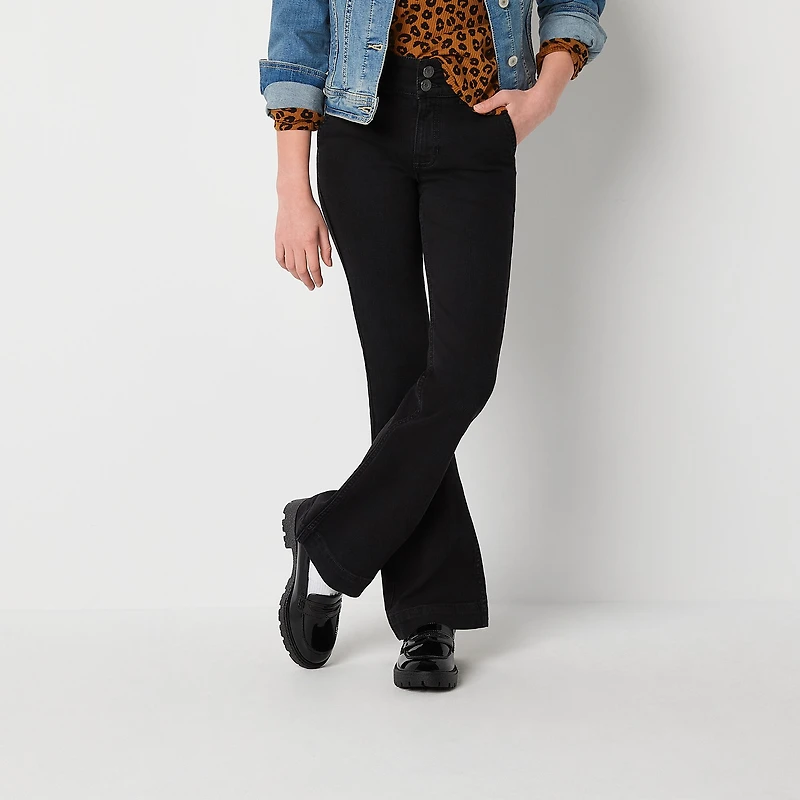 Thereabouts Little & Big Kid Girls Flare Leg Jean