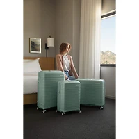Samsonite Elevation Plus Inch Hardside Checked Spinner Luggage