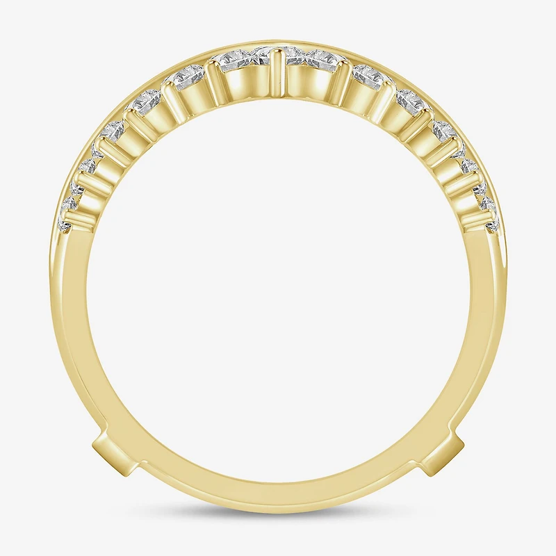 (I / Si2) Womens 1 CT. T.W. Lab Grown White Diamond 14K Gold Band