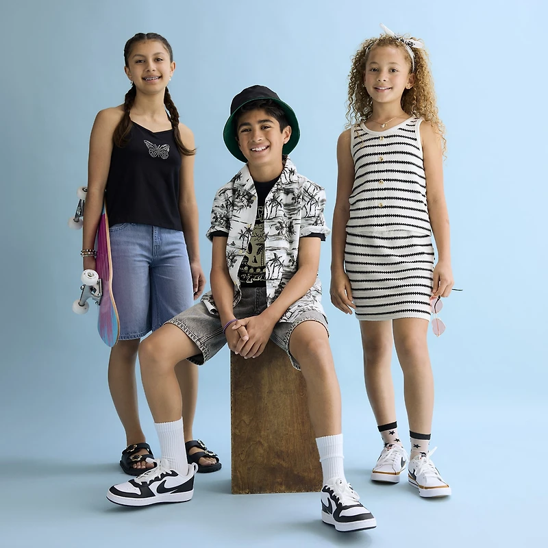Thereabouts Little & Big Kid Girls High Rise A-Line Skirt