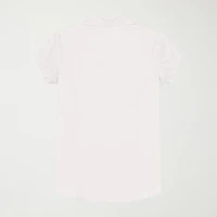 IZOD Little & Big Kid Girls Short Sleeve Regular Fit Stretch Fabric Button-Down Shirt